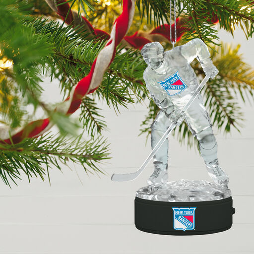 NHL® New York Rangers® Ice Hockey Player Ornament With Light, 