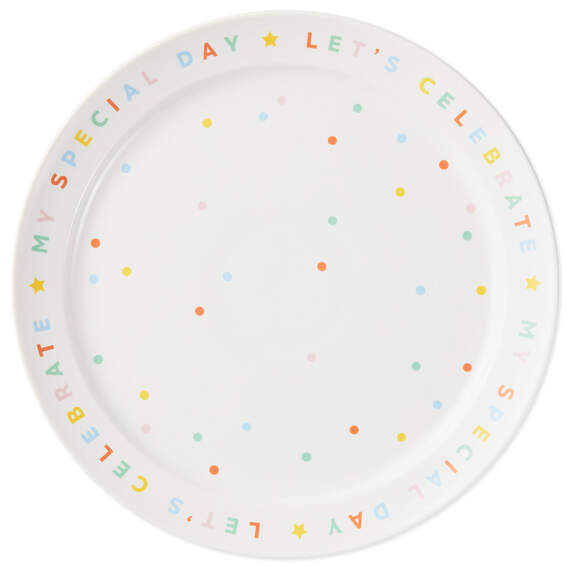 My Special Day Celebration Plate, 11"