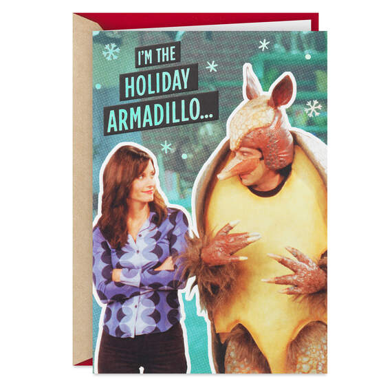 Friends The Holiday Armadillo Christmas Card, , large image number 1