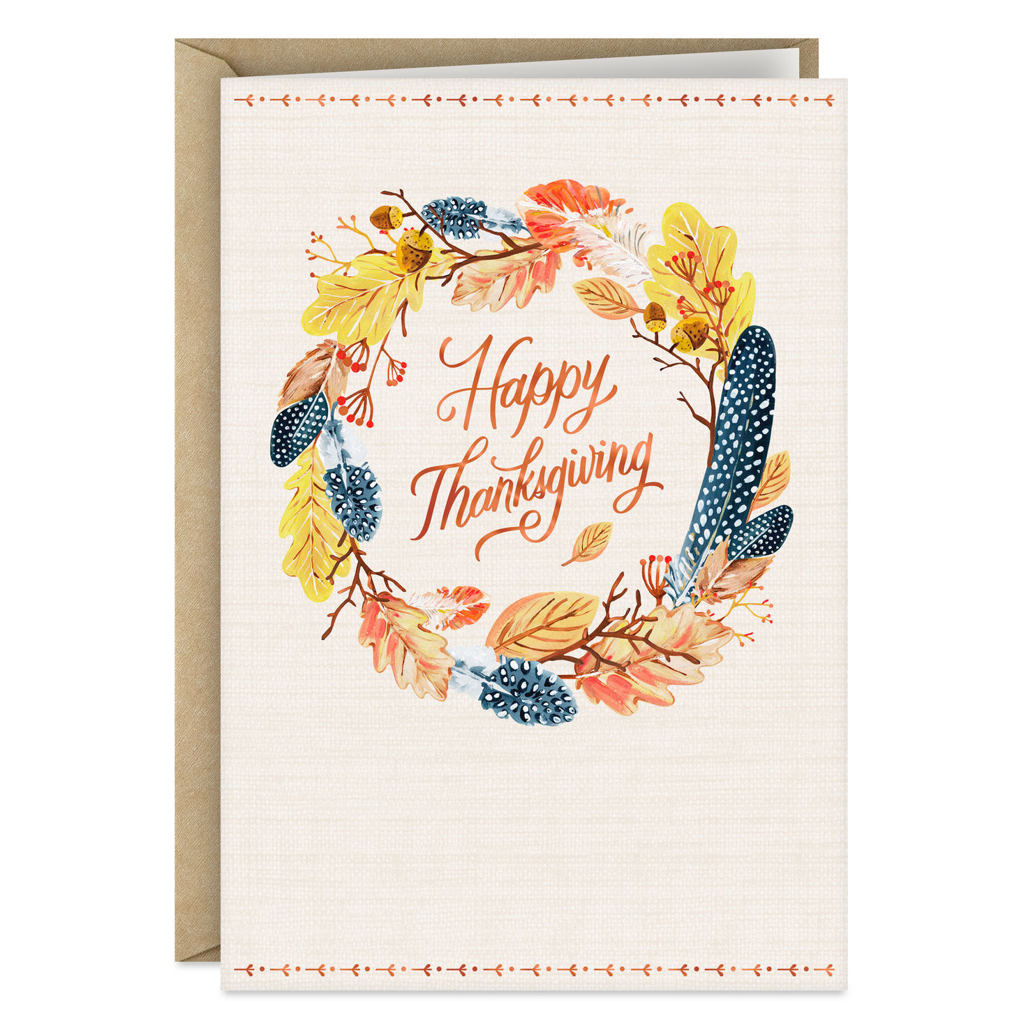 A Day Full of Gratitude Thanksgiving Card