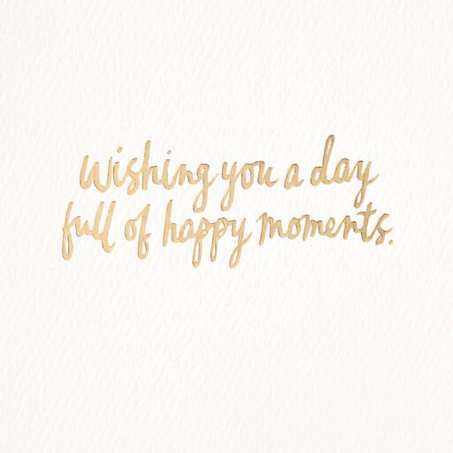 Happy Moments Watercolor Flowers Mother's Day Card, 