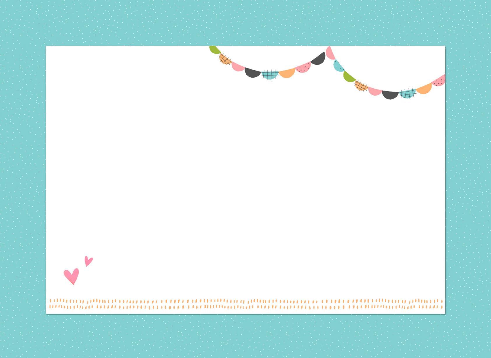 Lovebirds and Tiered Cake Blank Wedding Card