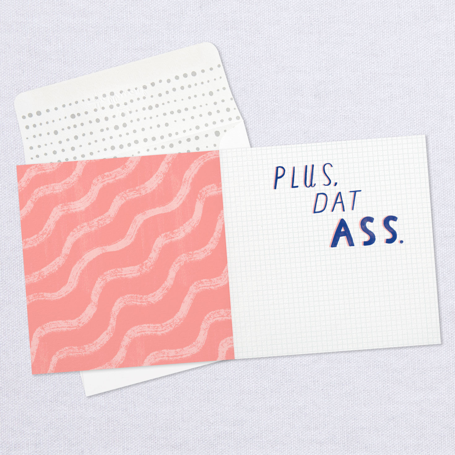GIRL " Hot Pink Hallmark Birthday Card by Signature ~ 3D Letter Board " DAMN 