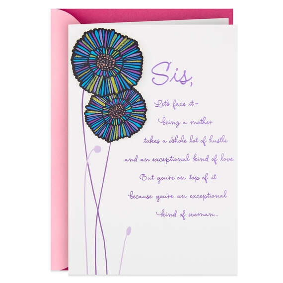 You Are Exceptional Mother's Day Card for Sister, , large image number 1