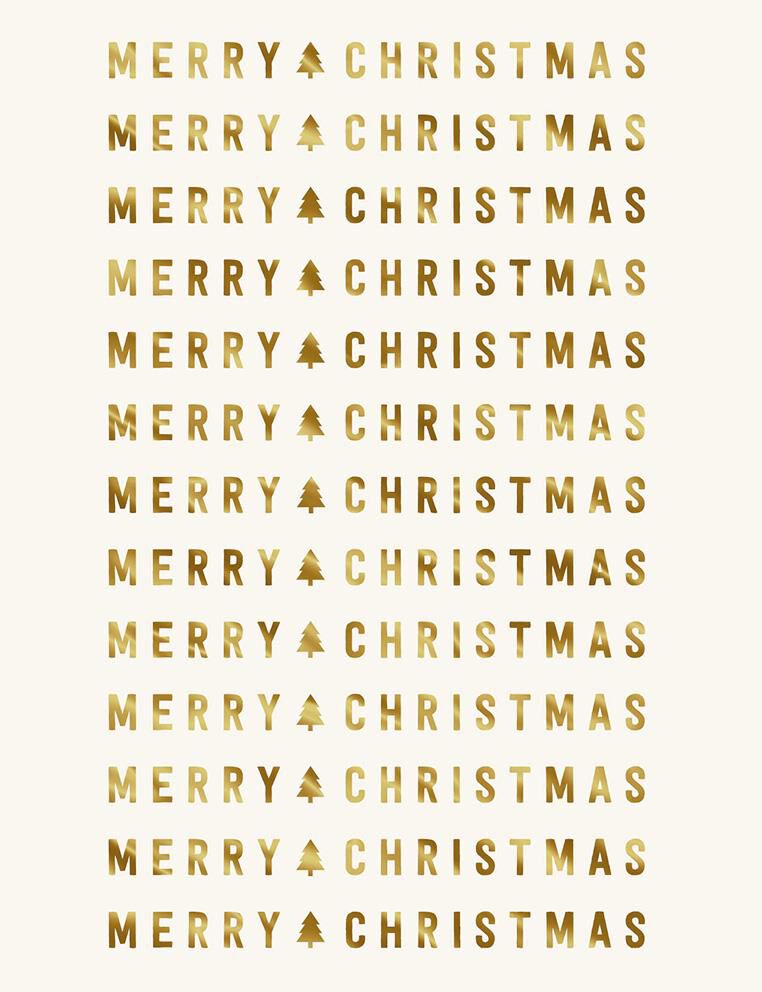 Merry Merry Blank Christmas Card
