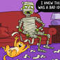 Why Mummies Don't Own Cats Funny Halloween Card, , large image number 4