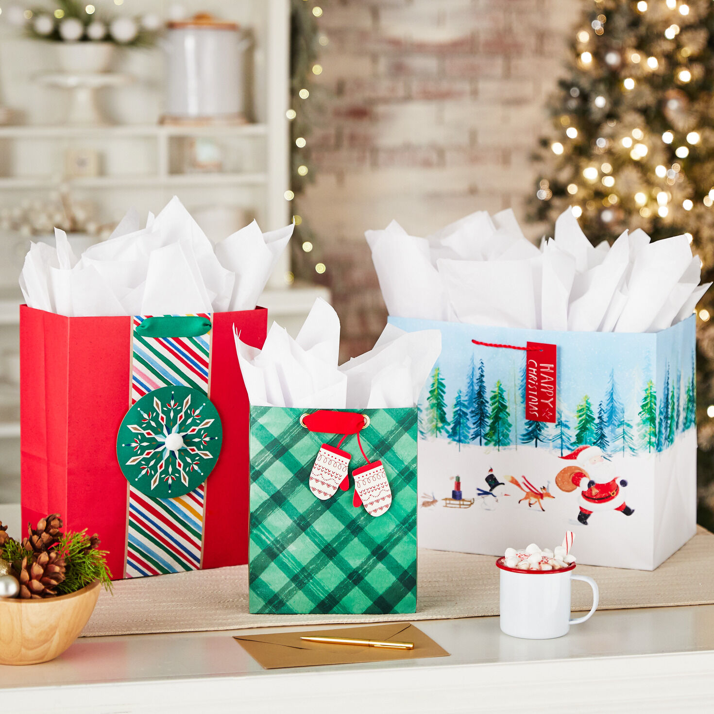 girly christmas wrapping paper