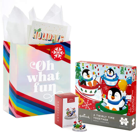 Penguin Pals Holiday Gift Set, , large image number 1