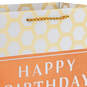 13" Happy Birthday Hexagons Large Gift Bag, , large image number 4