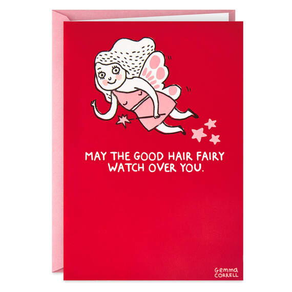 Good Hair Fairy Funny Card