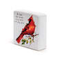 Demdaco Spring Cardinal Ceramic Quote Block, 4x4, , large image number 2