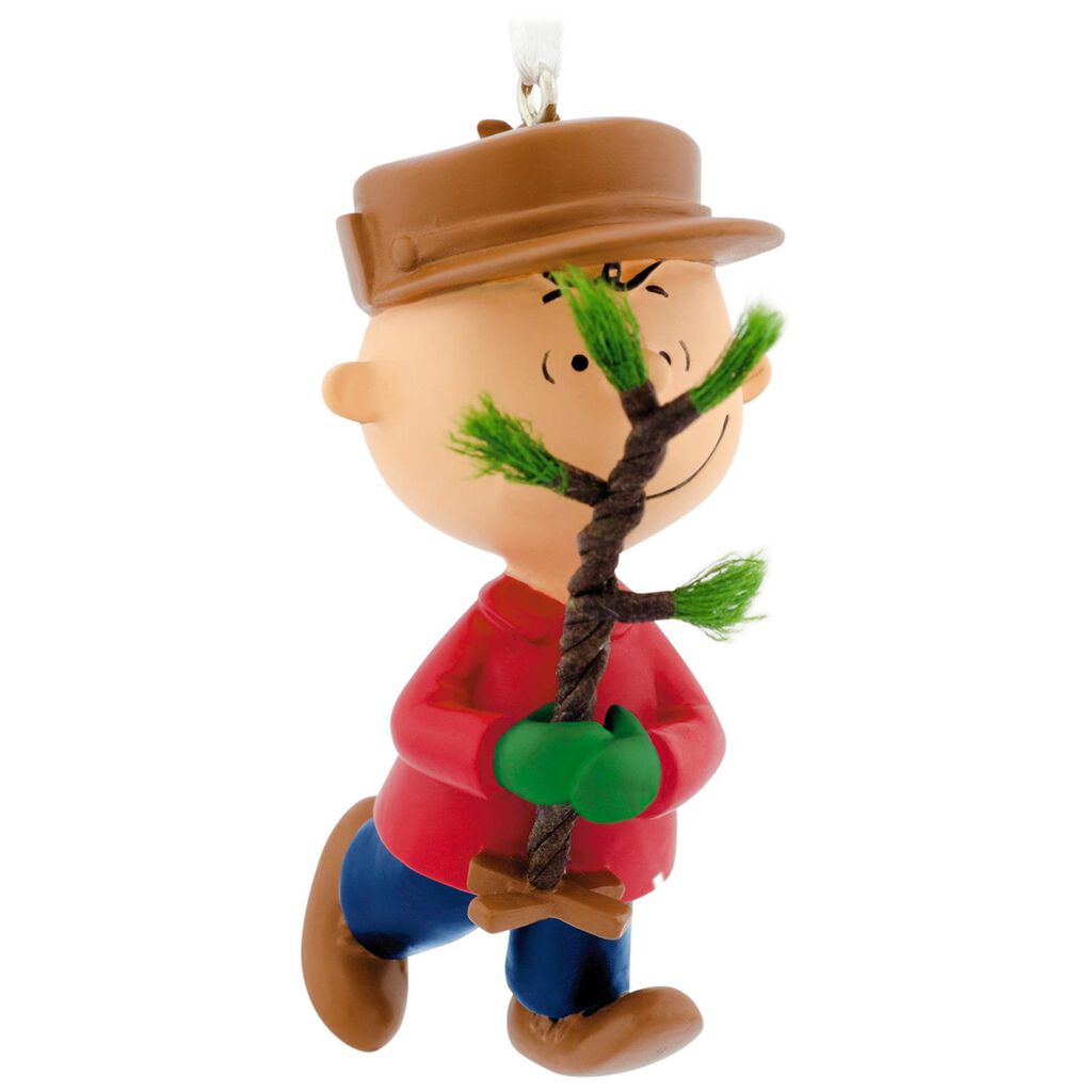 peanuts charlie brown christmas tree hallmark ornament gift