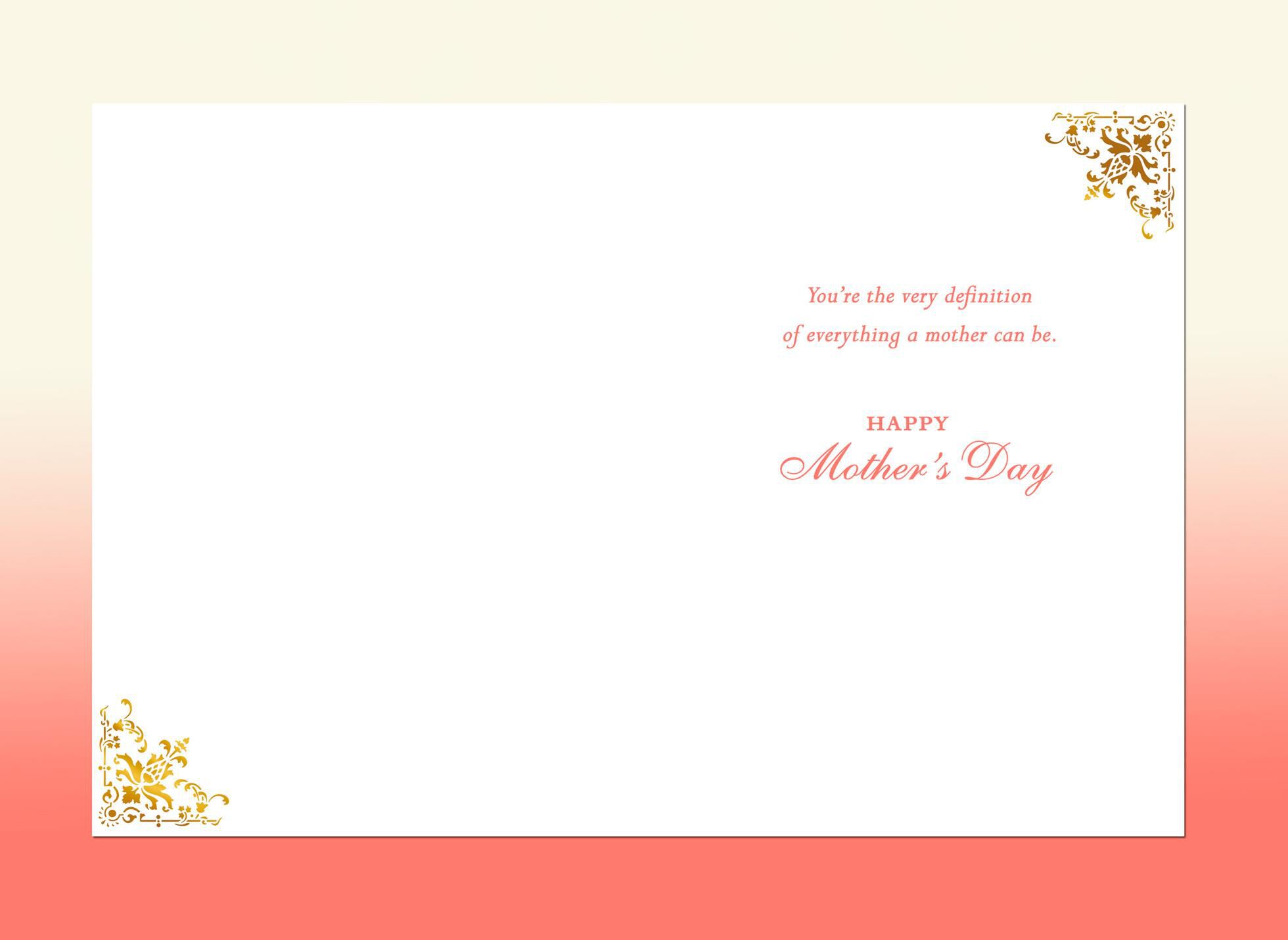 Defined by Your Actions Mother's Day Card