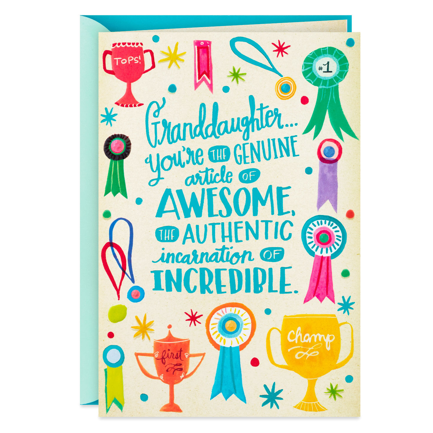 Awesome and Incredible Birthday Card for Granddaughter for only USD 4.99 | Hallmark