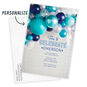 Blue Balloons Time to Celebrate Party Invitation, , large image number 2