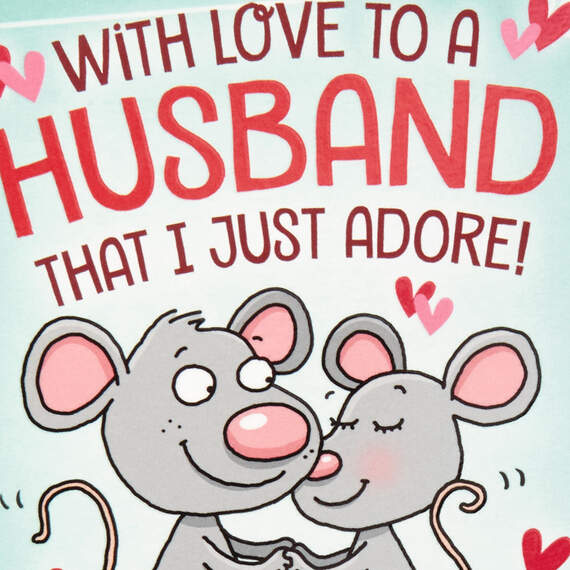 I Adore You Pop-Up Anniversary Card for Husband, , large image number 5