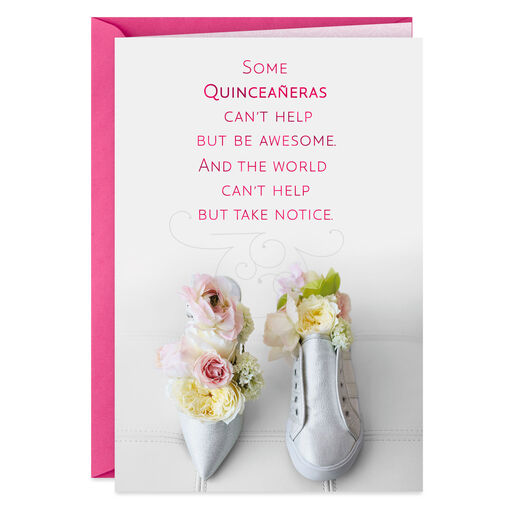 Stand-Out Señorita Quinceañera Card, 