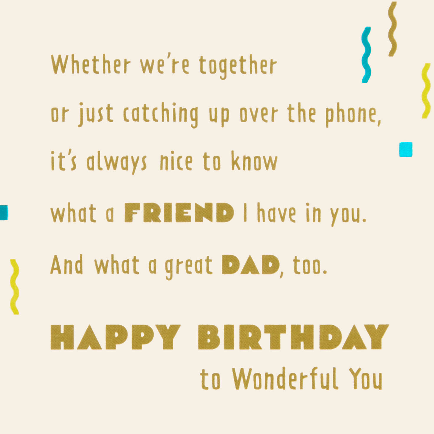You're Both a Great Dad and a Friend Birthday Card, , large image number 2