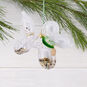 Signature Green and Gold Balloon Dog Glass Hallmark Ornament, , large image number 2