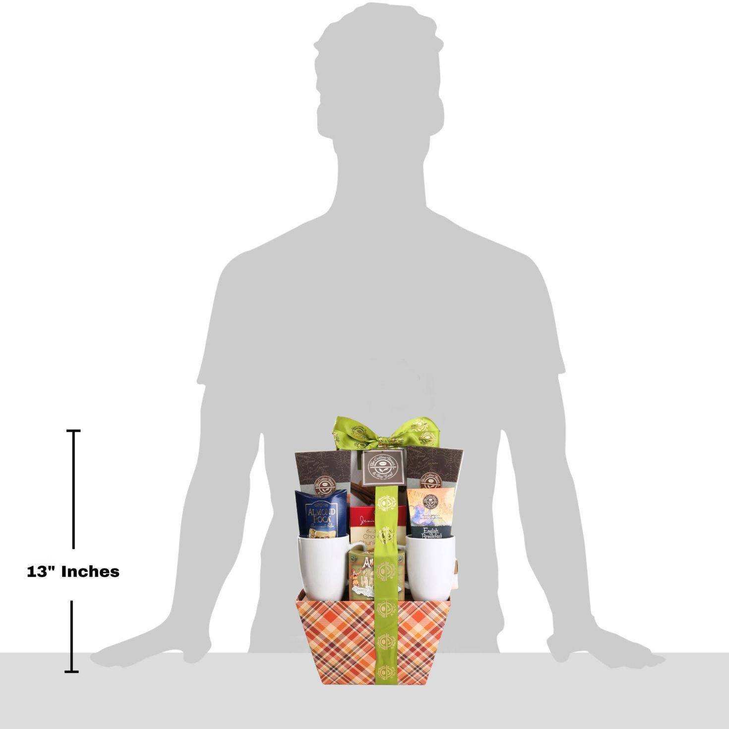 Coffee Bean & Tea Leaf Signature Blend Gift Basket measurement image number 4