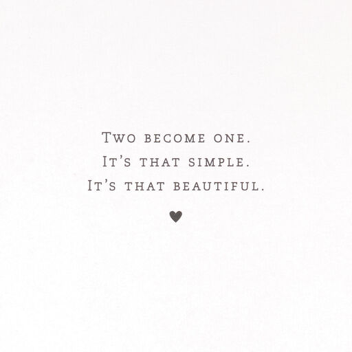 Mrs. & Mrs. Wood and Lace Wedding Card for Two Brides, 