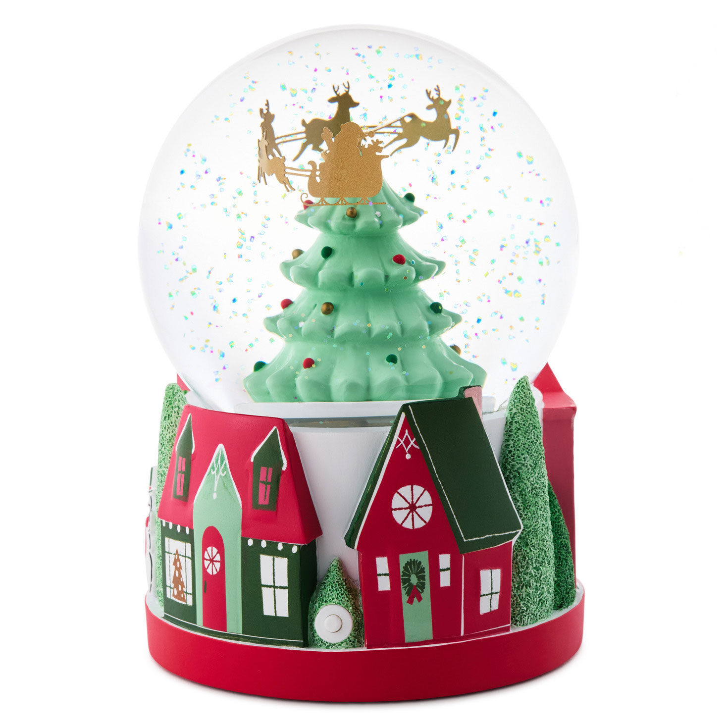 Santa's Flight Christmas Snow Globe With Sound and Motion for only USD 82.99 | Hallmark