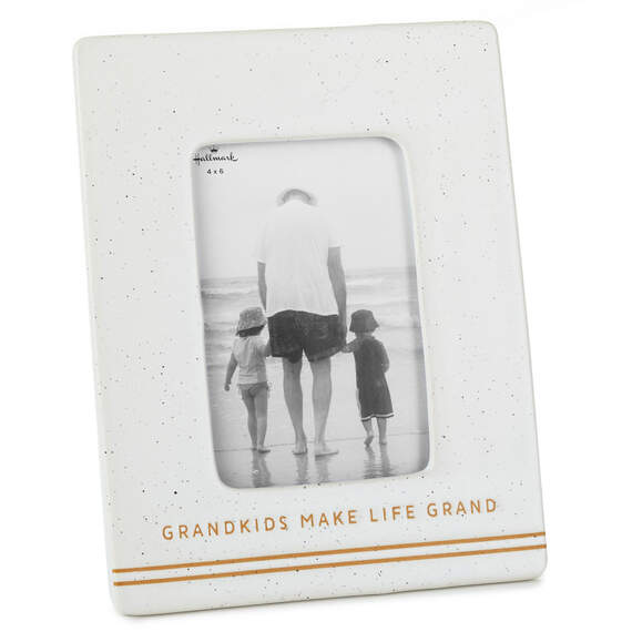Grandkids Make Life Grand Ceramic Picture Frame, 4x6