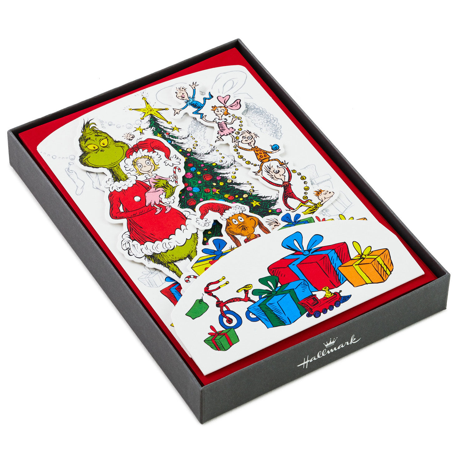 Dr. Seuss&trade; How the Grinch Stole Christmas! 3D Pop-Up Boxed Christmas Cards, Pack of 8, , large image number 2