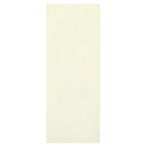 Solid Ivory Tissue Paper, 8 sheets, 