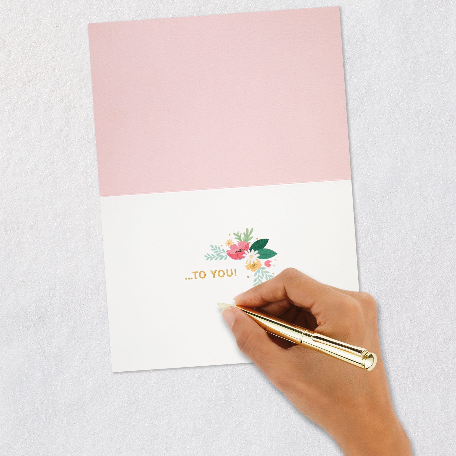 Quilled Floral Signature Mother's Day Card signing card image number 6