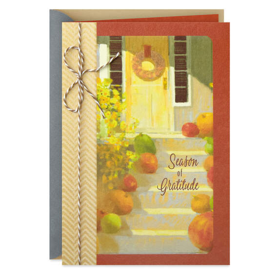 Season of Gratitude Thanksgiving Card, , large image number 1