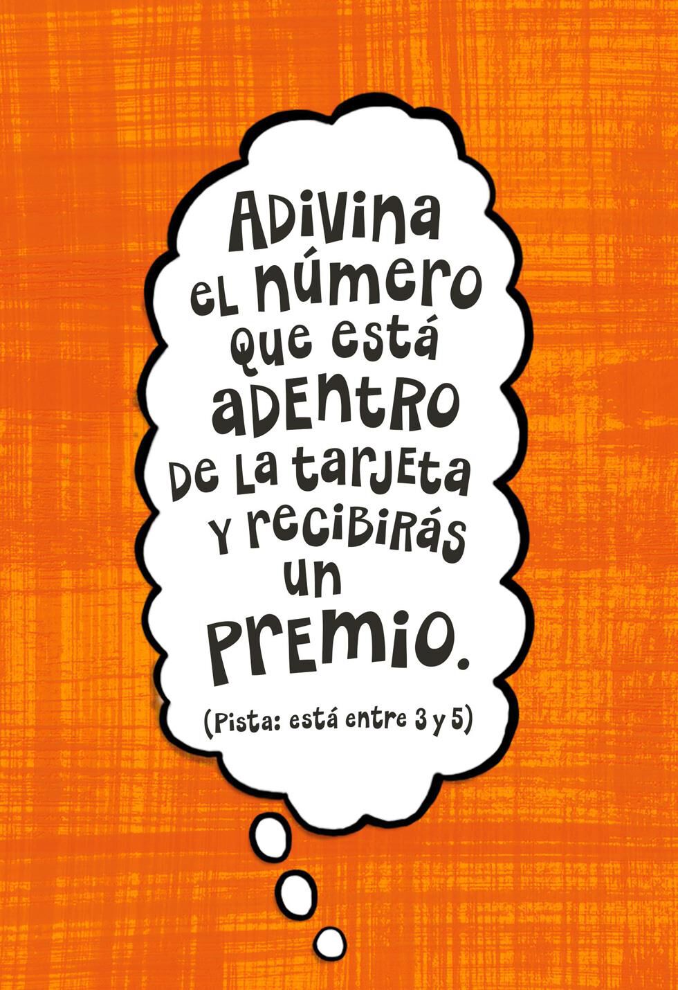 Guess The Number Funny Spanish Language Birthday Card