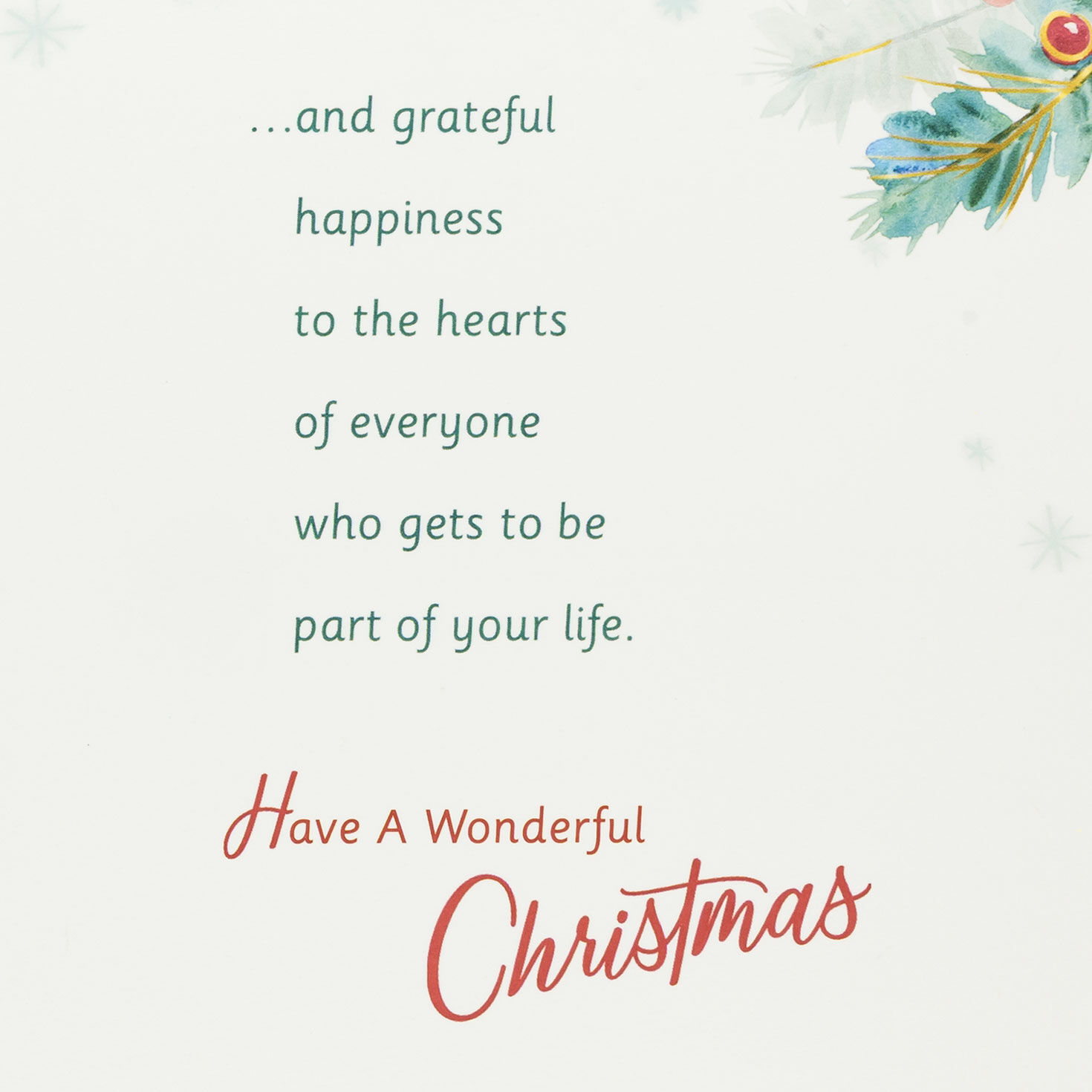 Star on Branch Religious Christmas Card for Son sentiment image number 2