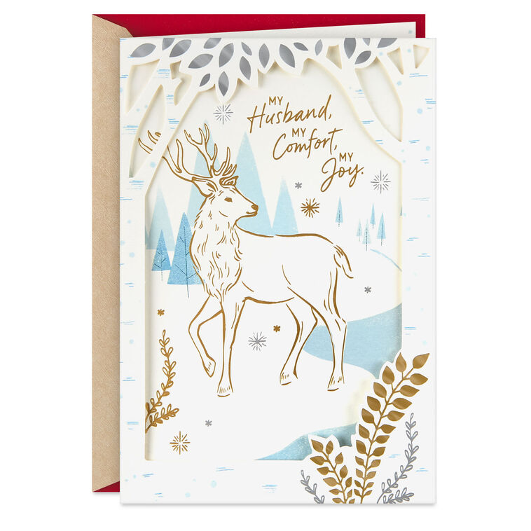 My Husband, My Comfort, My Joy Christmas Card