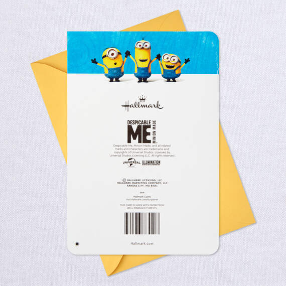 Mind-Blowing Minions Birthday Card With Stickers, , large image number 8