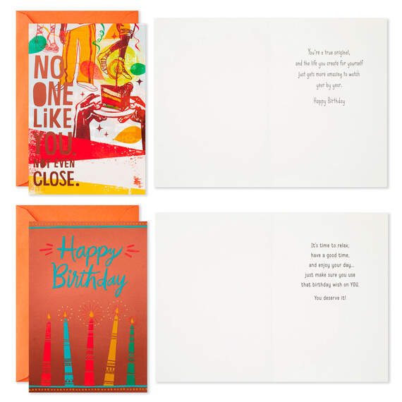 Original and Inspiring Assorted Birthday Cards, Pack of 16, , large image number 2