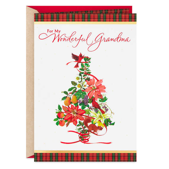 Grateful for You Christmas Card for Grandma