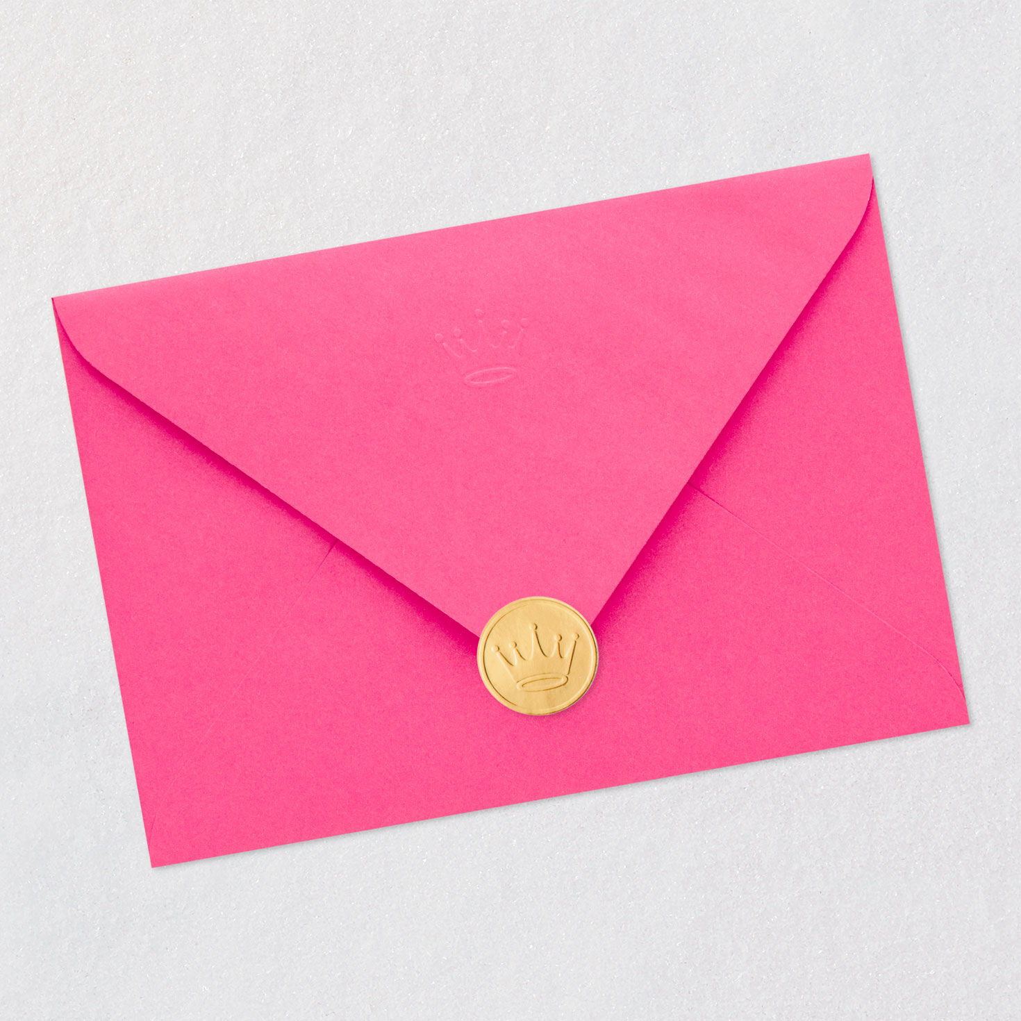 Girl Reading on Bed Granddaughter Valentine's Day Card Envelope Back with Seal image number 7