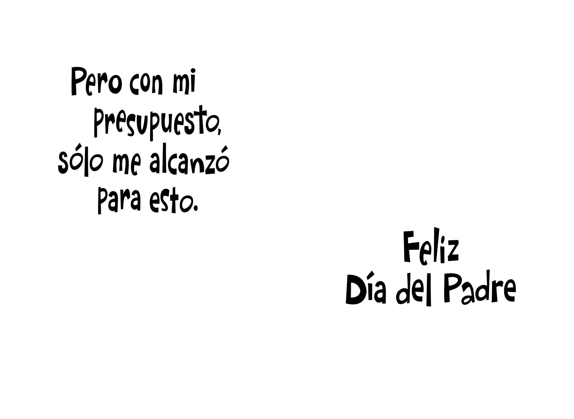 Tropical Vacation Spanish-Language Funny Father's Day Card