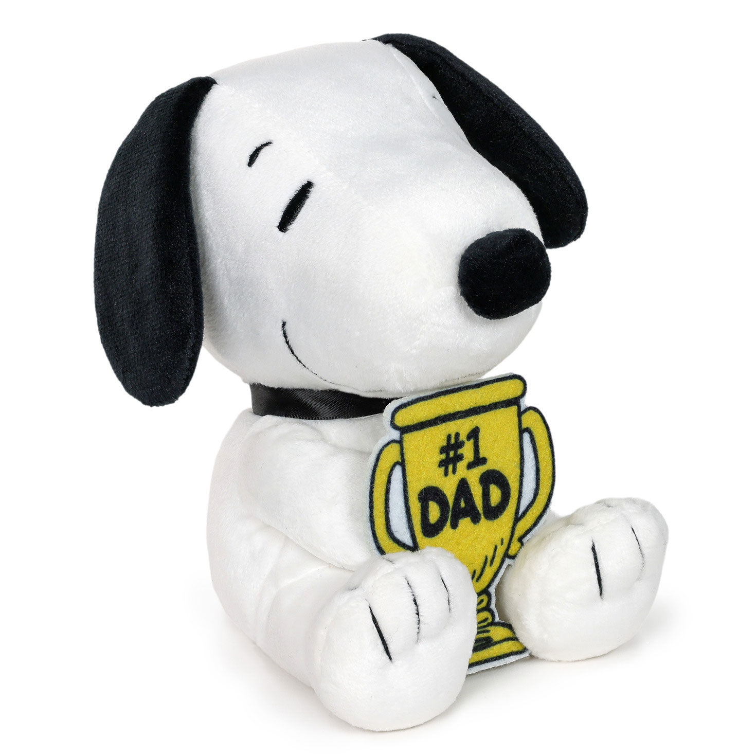 Peanuts® Snoopy Father's Day Plush With Felt #1 Dad Trophy, 6.5"