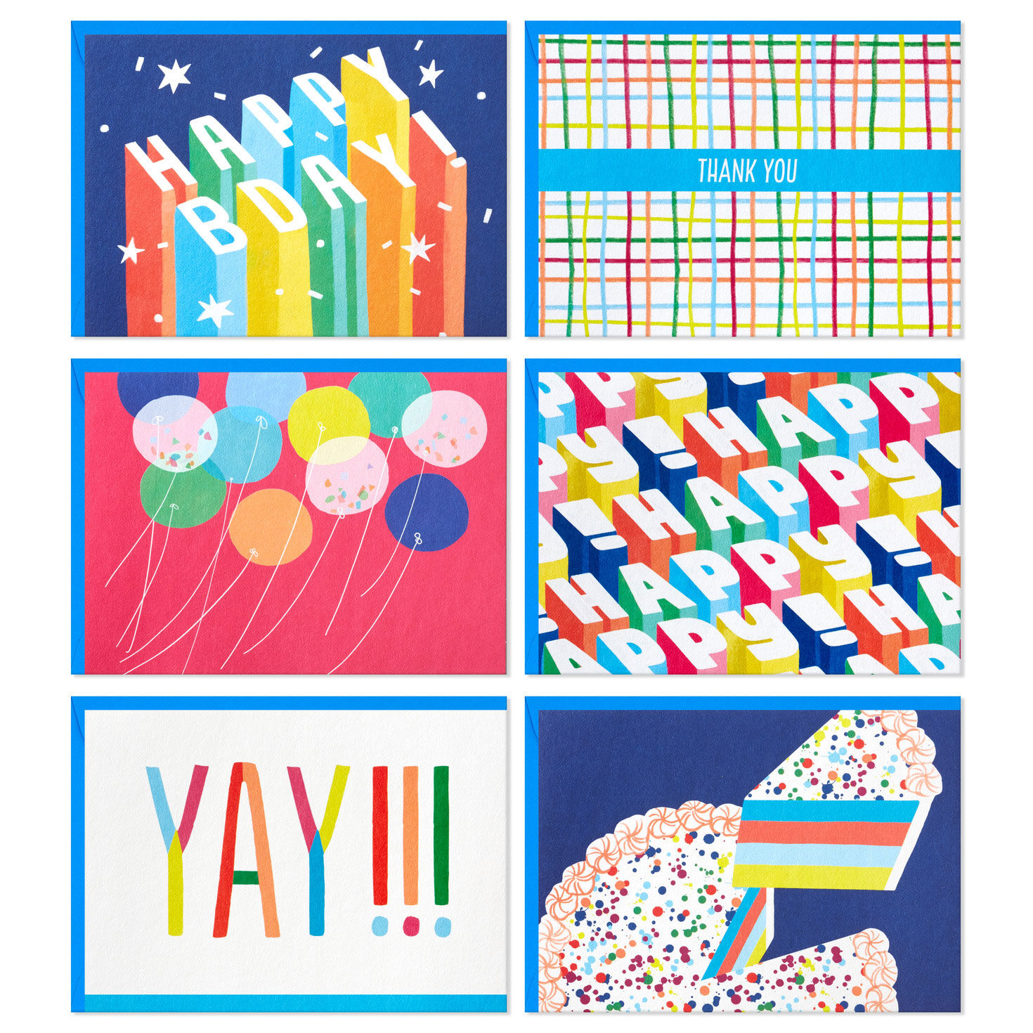 Bright and Cheery Assorted Blank Boxed Notes, Pack of 24 for only USD 15.99 | Hallmark