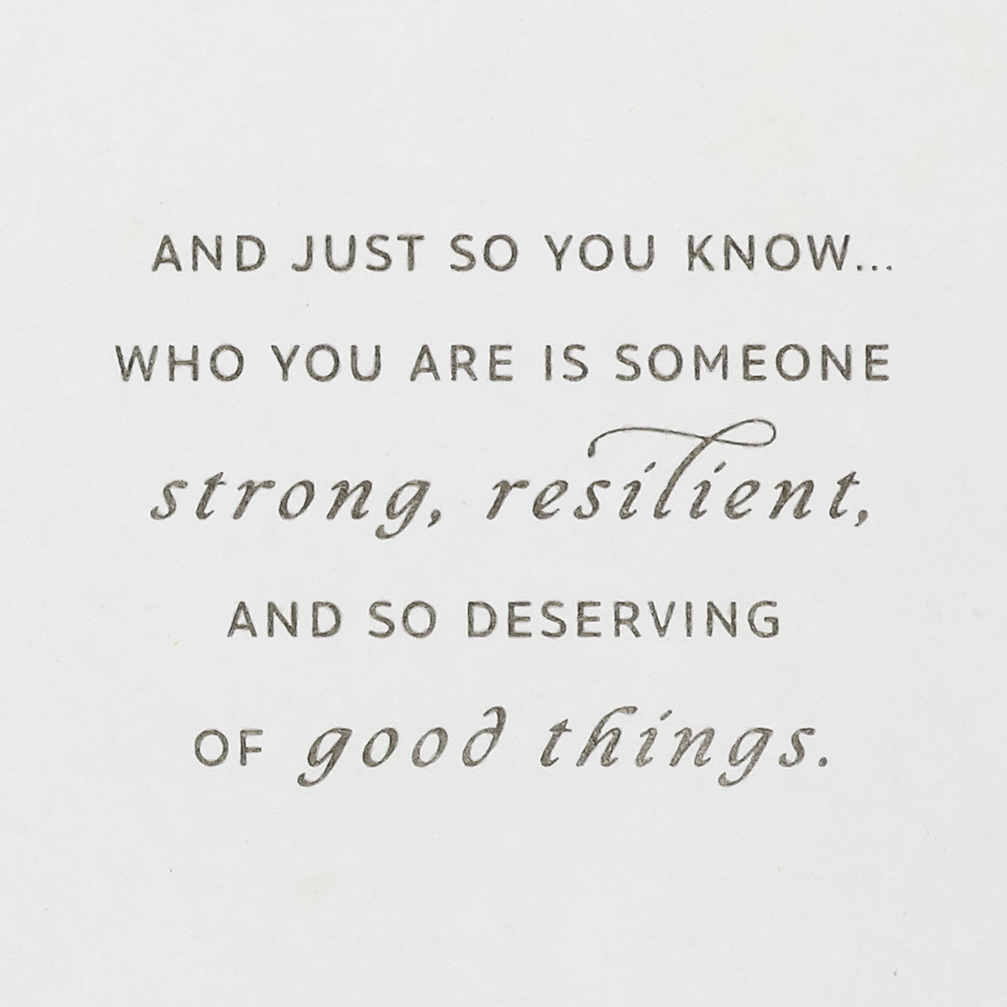 Gray and Peach Agate Support Card Sentiment image number 2
