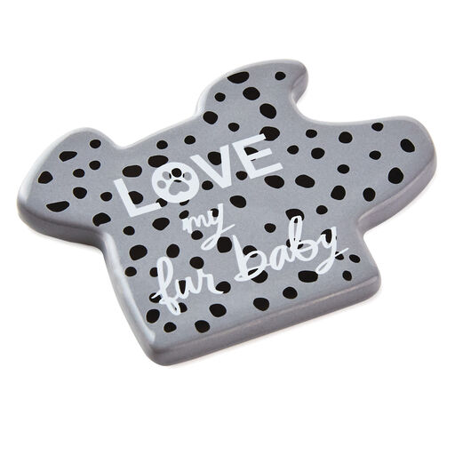 Love My Fur Baby Ceramic Dog Magnet, 