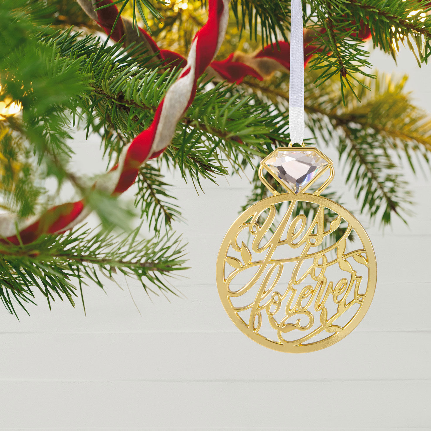 Hallmark shop engagement ornament
