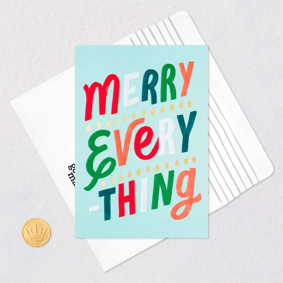 Merry Everything Holiday Card, , large image number 5