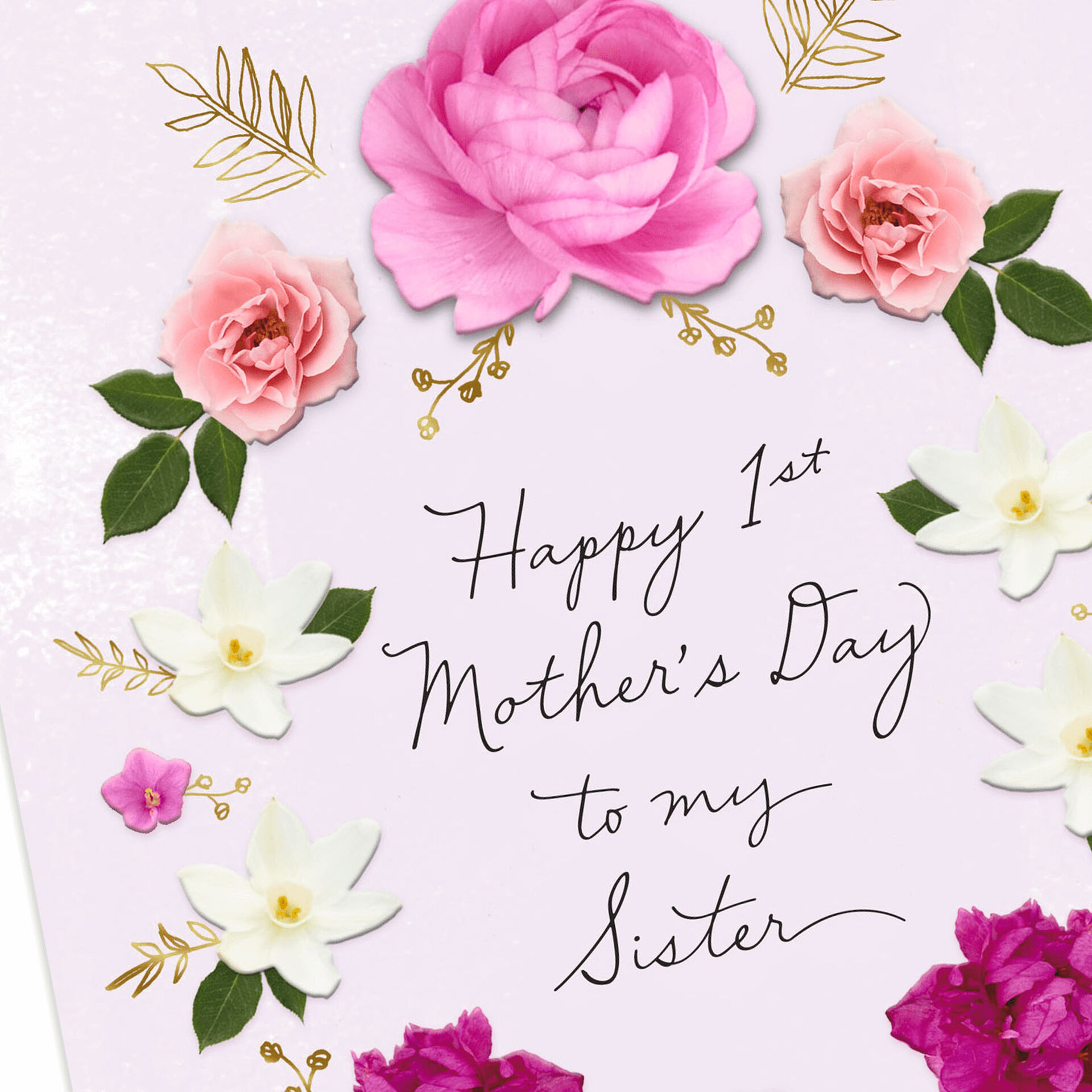 New Meaning First Mother's Day Card for Sister Greeting Cards Hallmark