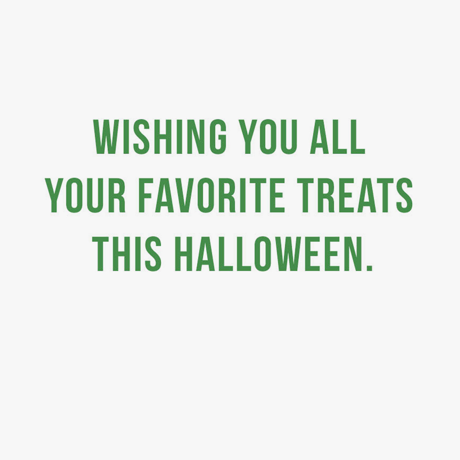 All Your Favorite Treats Funny Halloween Card, , large image number 2