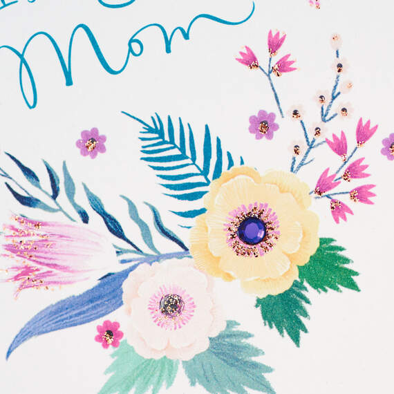 Flowers for a Wonderful Woman Birthday Card for Mom, , large image number 5