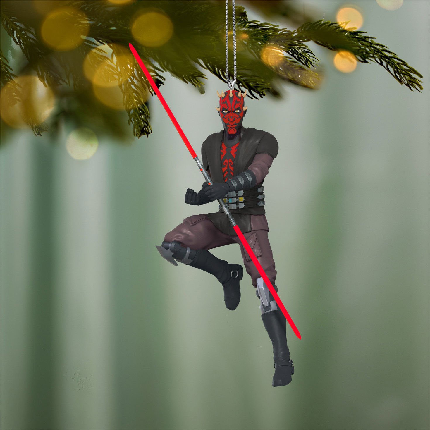 Star Wars: Maul - Shadow Lord Keepsake Ornament hanging on tree image number 2