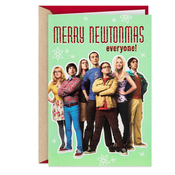 The Big Bang Theory™ Merry Newtonmas Funny Holiday Card, , large image number 1